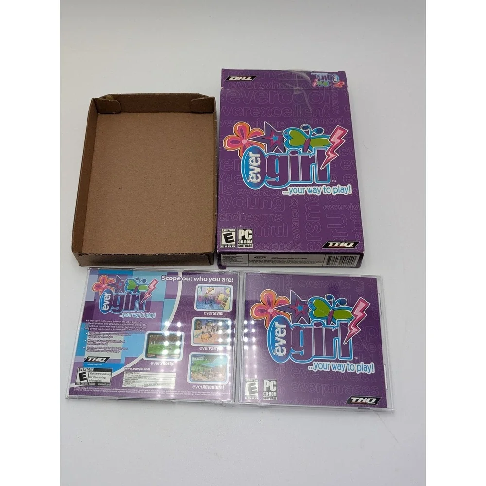 EverGirl (PC CD-ROM Video Game) – THQ – Small Box Version
